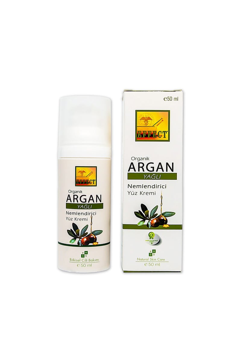 EFFECT Organik Argan Yağlı Nemlendirici Yüz Kremi 50 ML