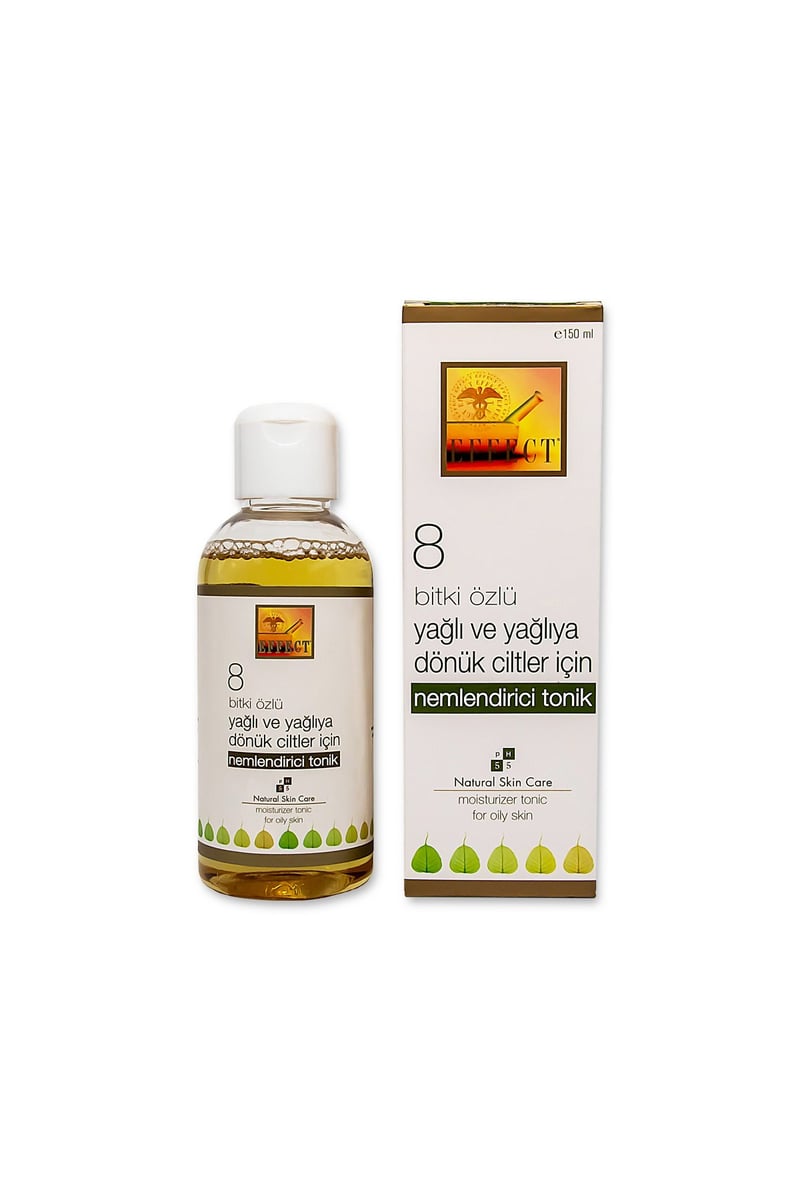 EFFECT Yağlı Ve Yağlıya Dönük Ciltler İçin Nemlendirici Tonik( 8 Bitki Özlü)150 ml