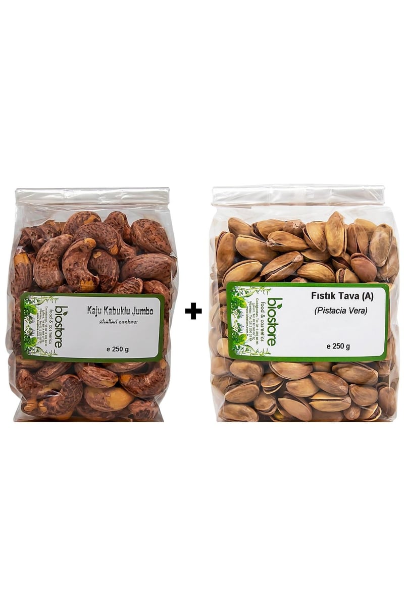 Efsane İkili (Kabuklu Kaju 250g - Fıstık Tava 250g)