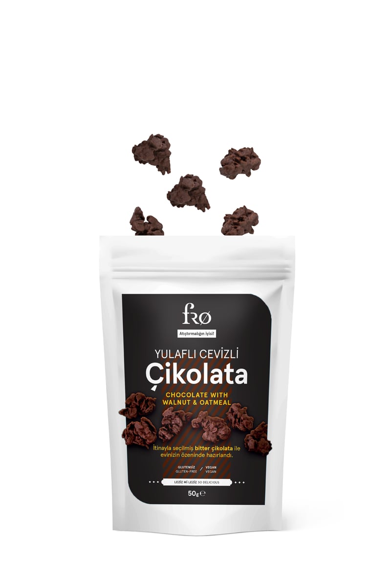 Fro Yulaflı Cevizli Çikolata 50 G