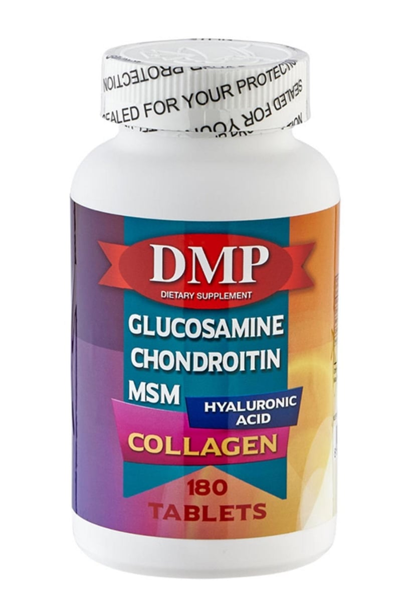 Glucosamine Chondroitin Msm Hyaluronic Acid Collagen 180 Tablet