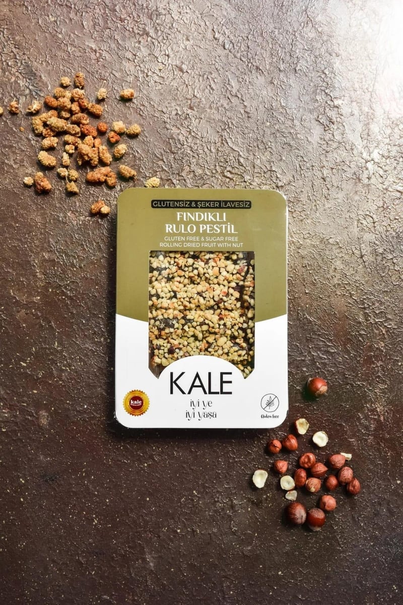 Glutensiz & Rafine Şeker İlavesiz Fındıklı Rulo Pestil 230 G