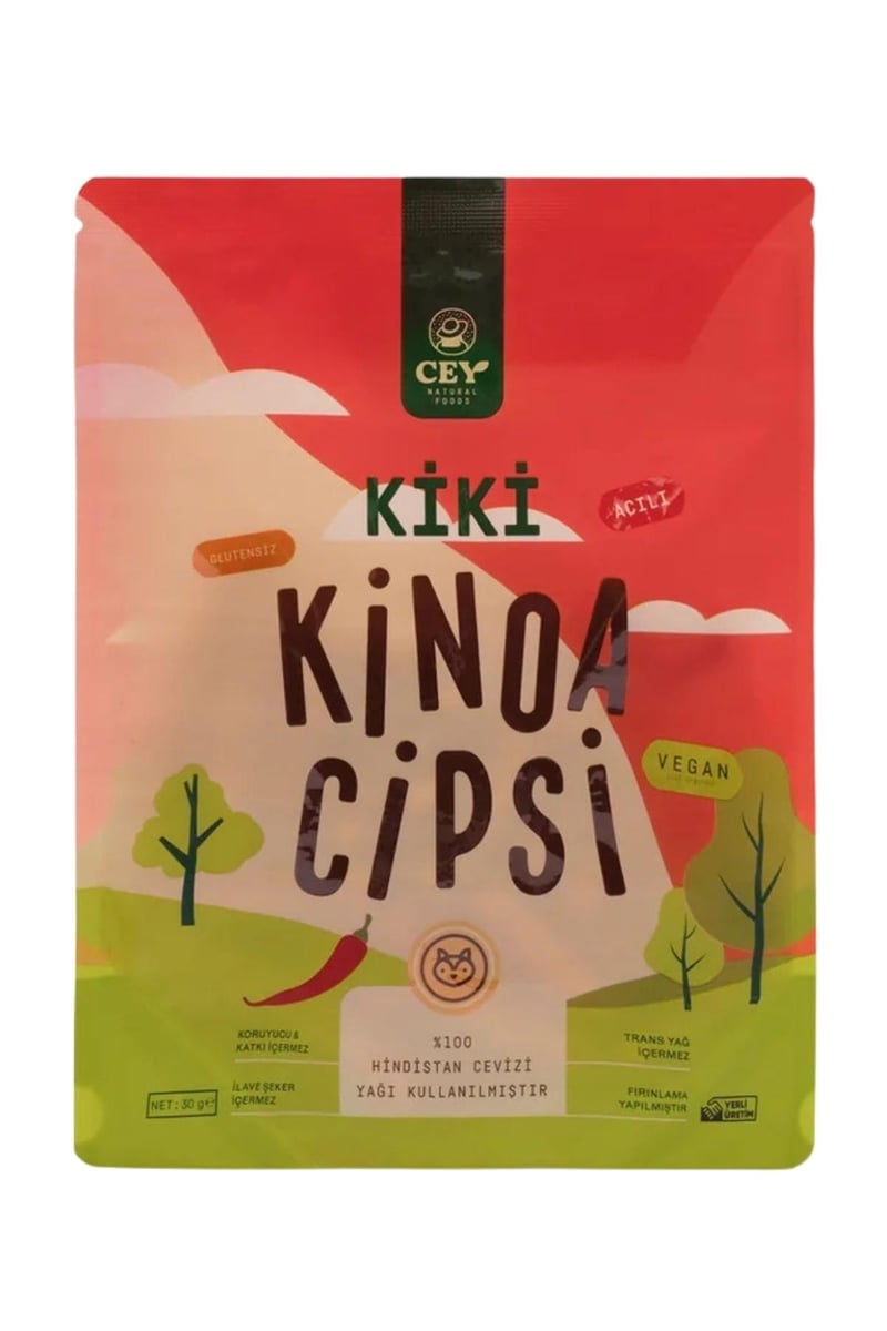 Kiki Acılı Kinoa Cipsi 30 G