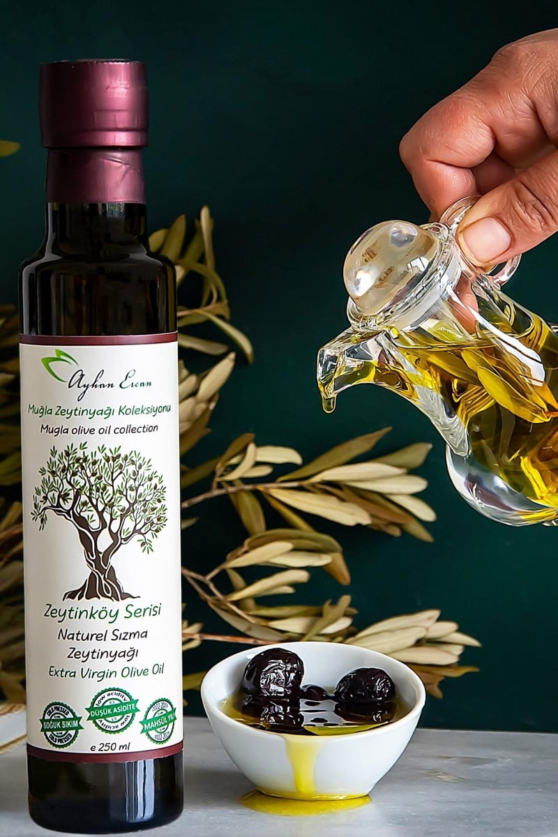 Muğla Zeytinköy Serisi Soğuk Sıkım Zeytinyağı 250 ml
