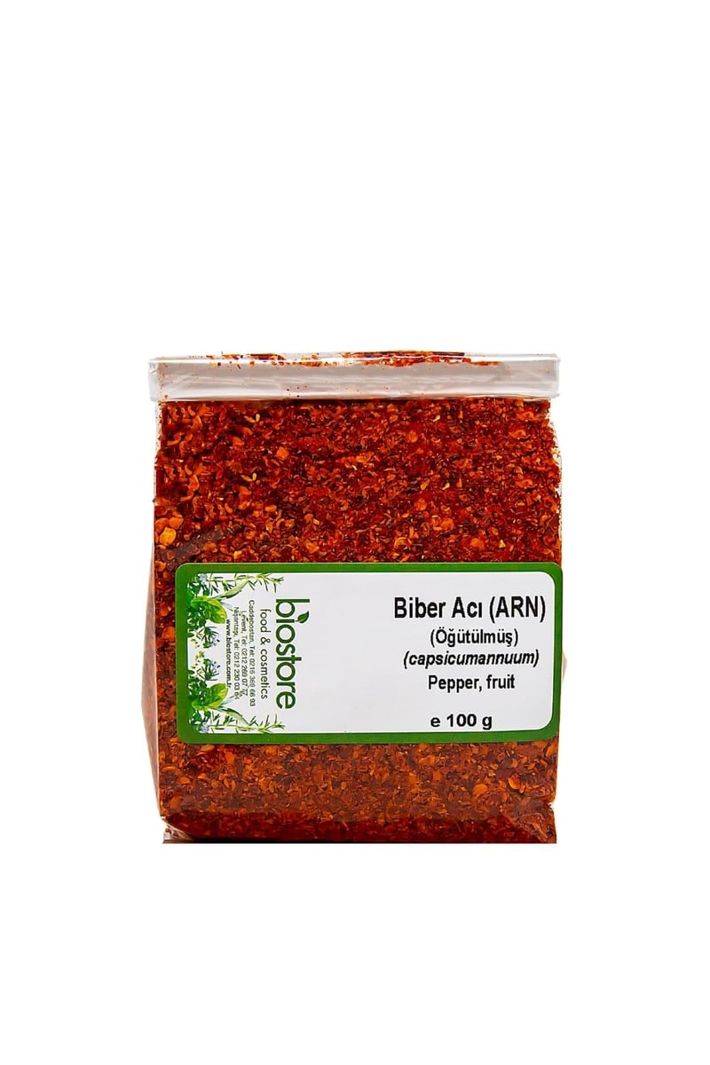 Öğütülmüş Acı Biber Kurusu 100 G