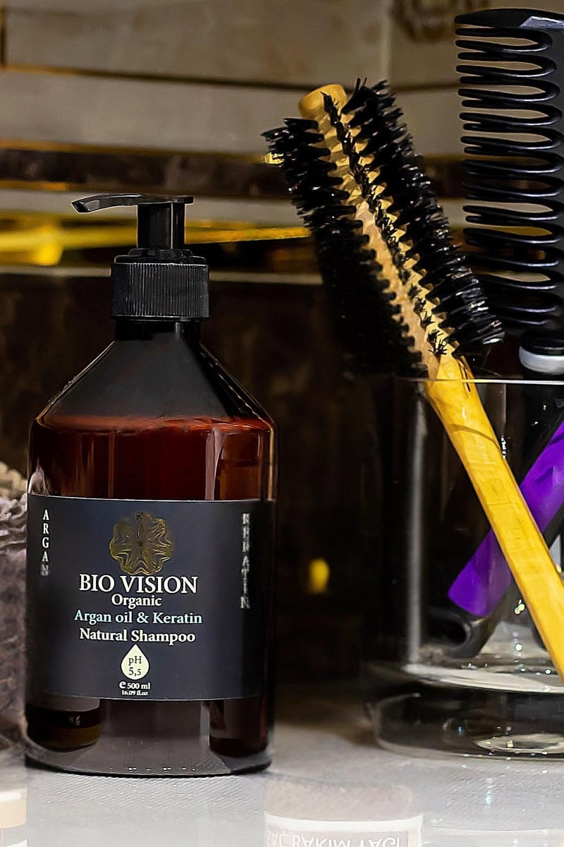 Organik Argan ve Keratin Şampuanı 500 ml