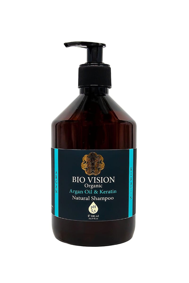 Organik Argan ve Keratin Şampuanı 500 ml