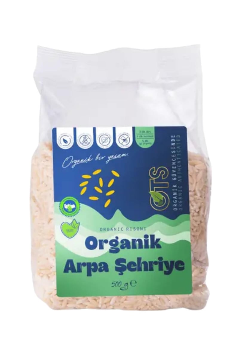 Organik Arpa Şehriye 500 G