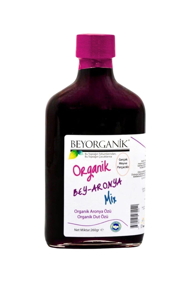 Organik Bey-Aronya Mix Gerçek Meyve Parçacıklı 260 G