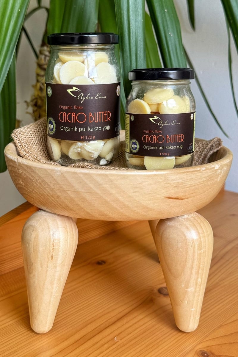 Organik Cacao Butter Wafer Flake Pul Kakao Yağı 170 G