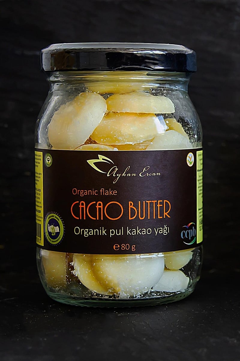Organik Cacao Butter Wafer Flake Pul Kakao Yağı 80 G