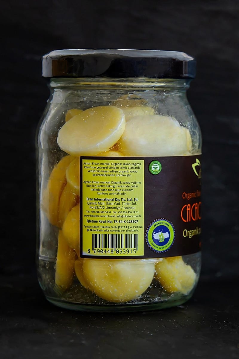 Organik Cacao Butter Wafer Flake Pul Kakao Yağı 80 G