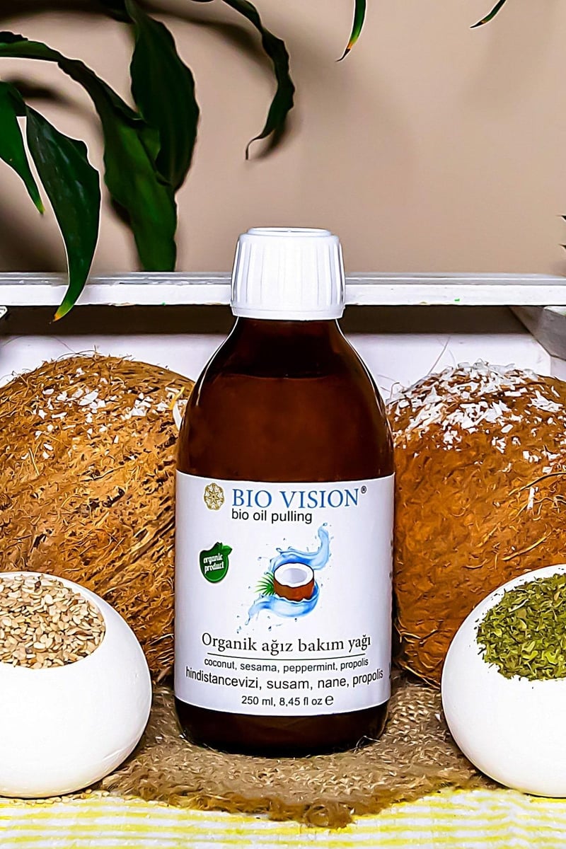 Organik Hindistan Cevizli Ağız Bakım Yağı 250 ml
