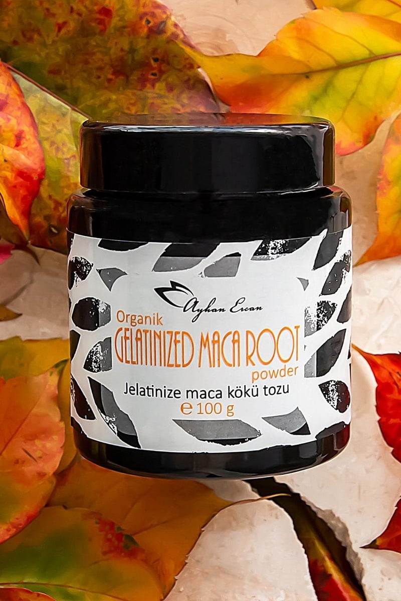 Organik Jelatinize Maca Kökü Tozu 100 G 