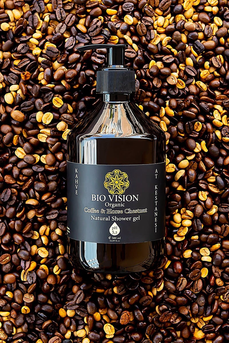Organik Kahve ve At Kestanesi Duş Jeli 500 ml