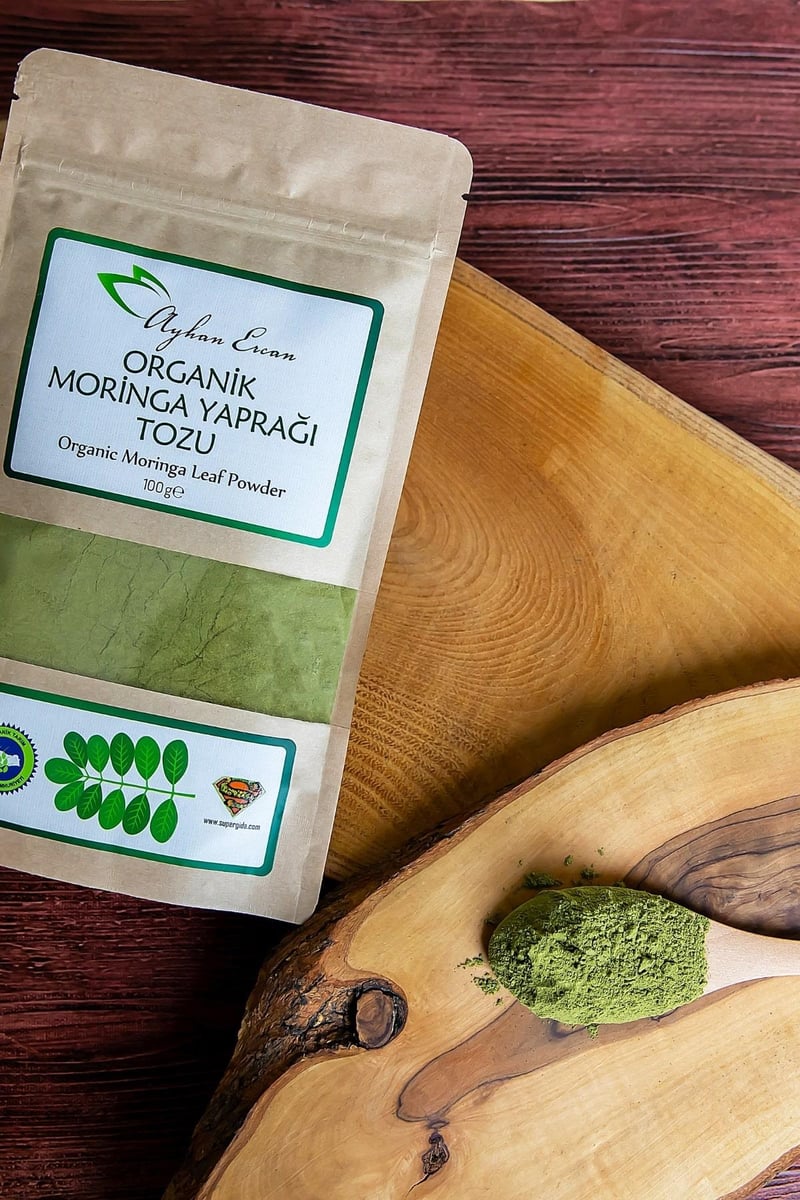 Organik Moringa Yaprağı Tozu 100 G