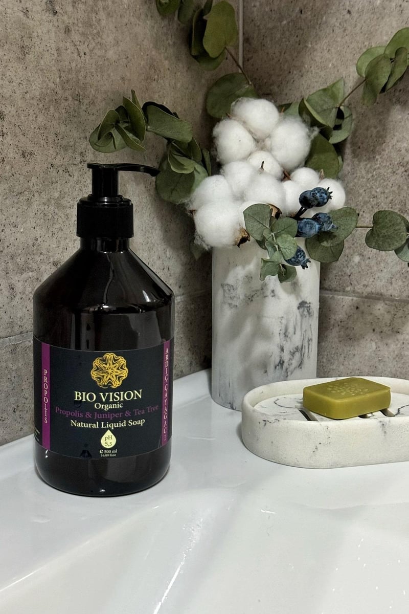 Organik Propolis, Ardıç ve Çay Ağacı Sıvı El Sabunu 500 ml