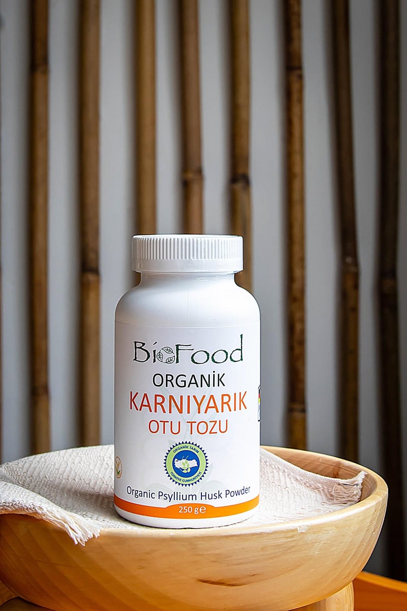 Organik Psyllium Husk Karnıyarık Otu İçecek Tozu 250 G