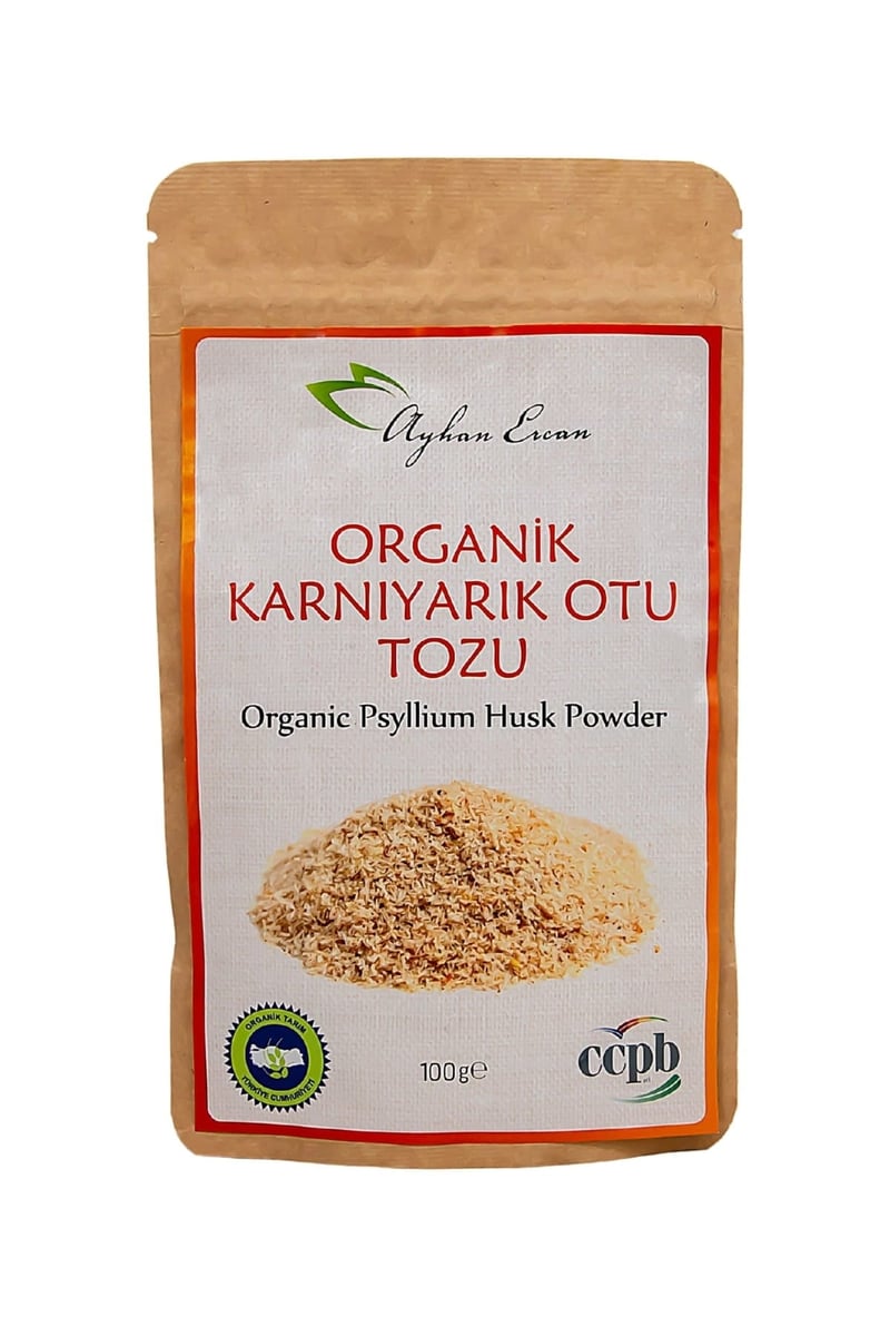 Organik Psyllium Husk Karnıyarık Otu Tozu 250 G
