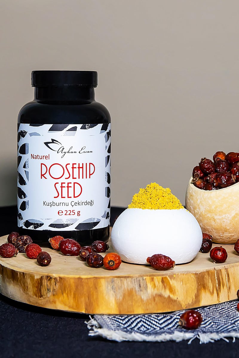 Organik Rosehip Seed Kuşburnu Çekirdeği Tozu 225 G