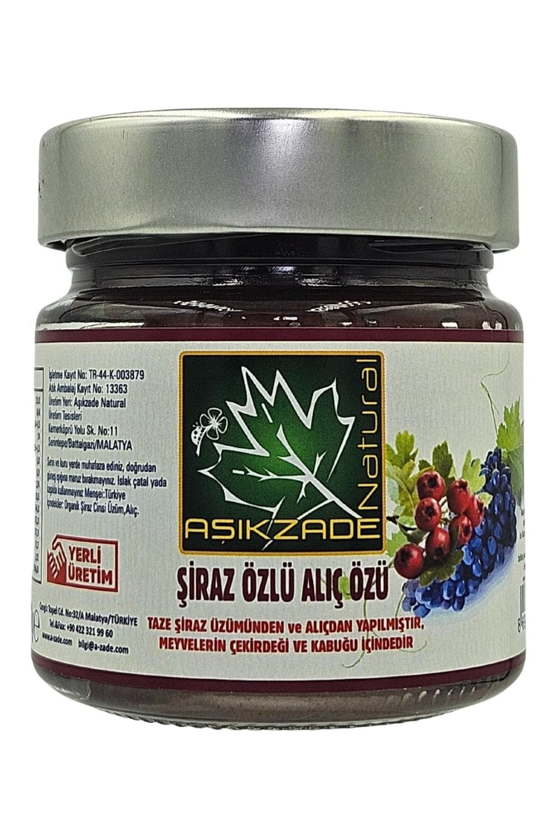 Organik Şiraz Özlü Alıç Özü 255 Ml