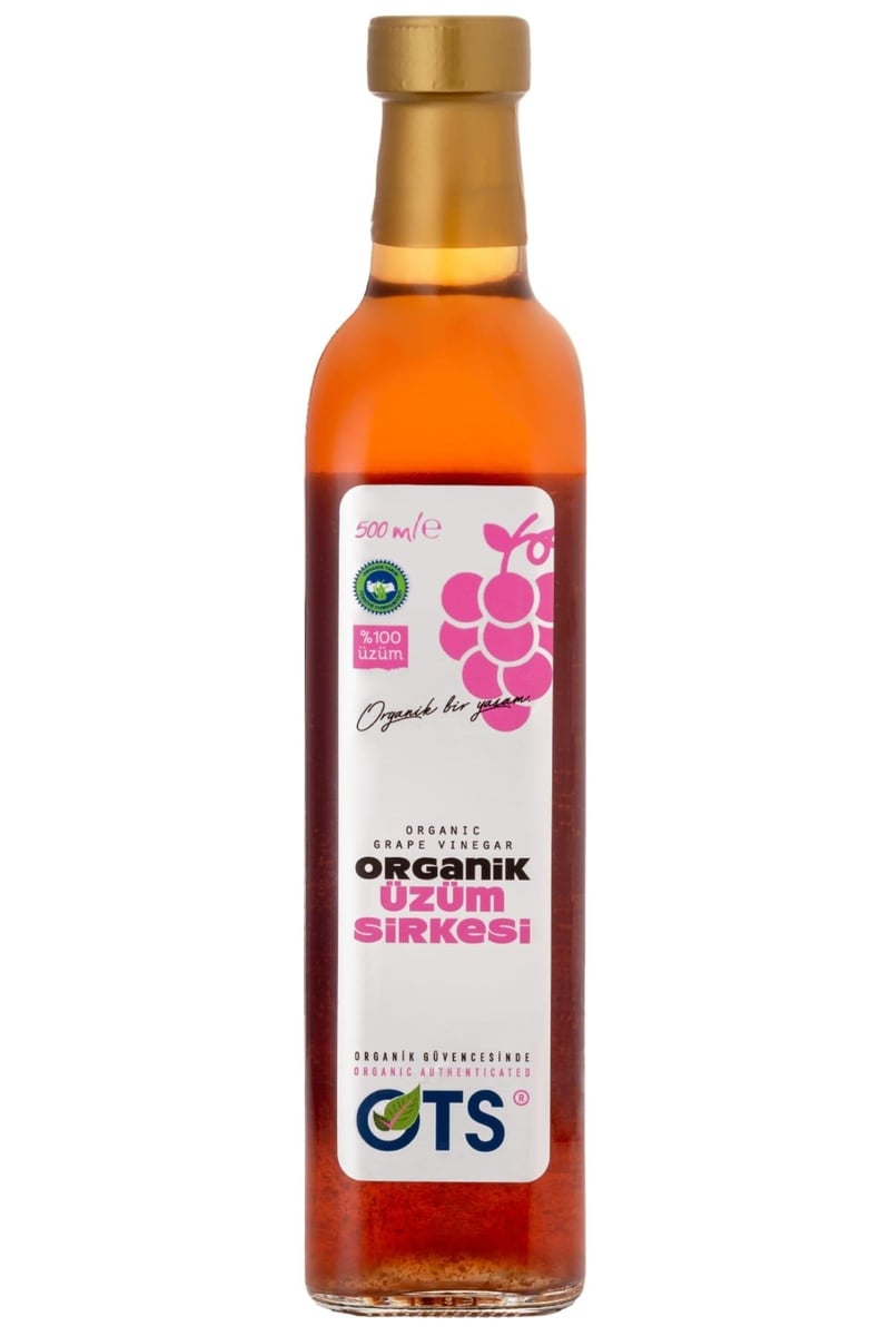 Organik Üzüm Sirkesi 500 Ml