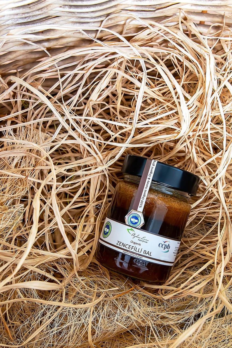 Organik Zencefilli Bal 330 G