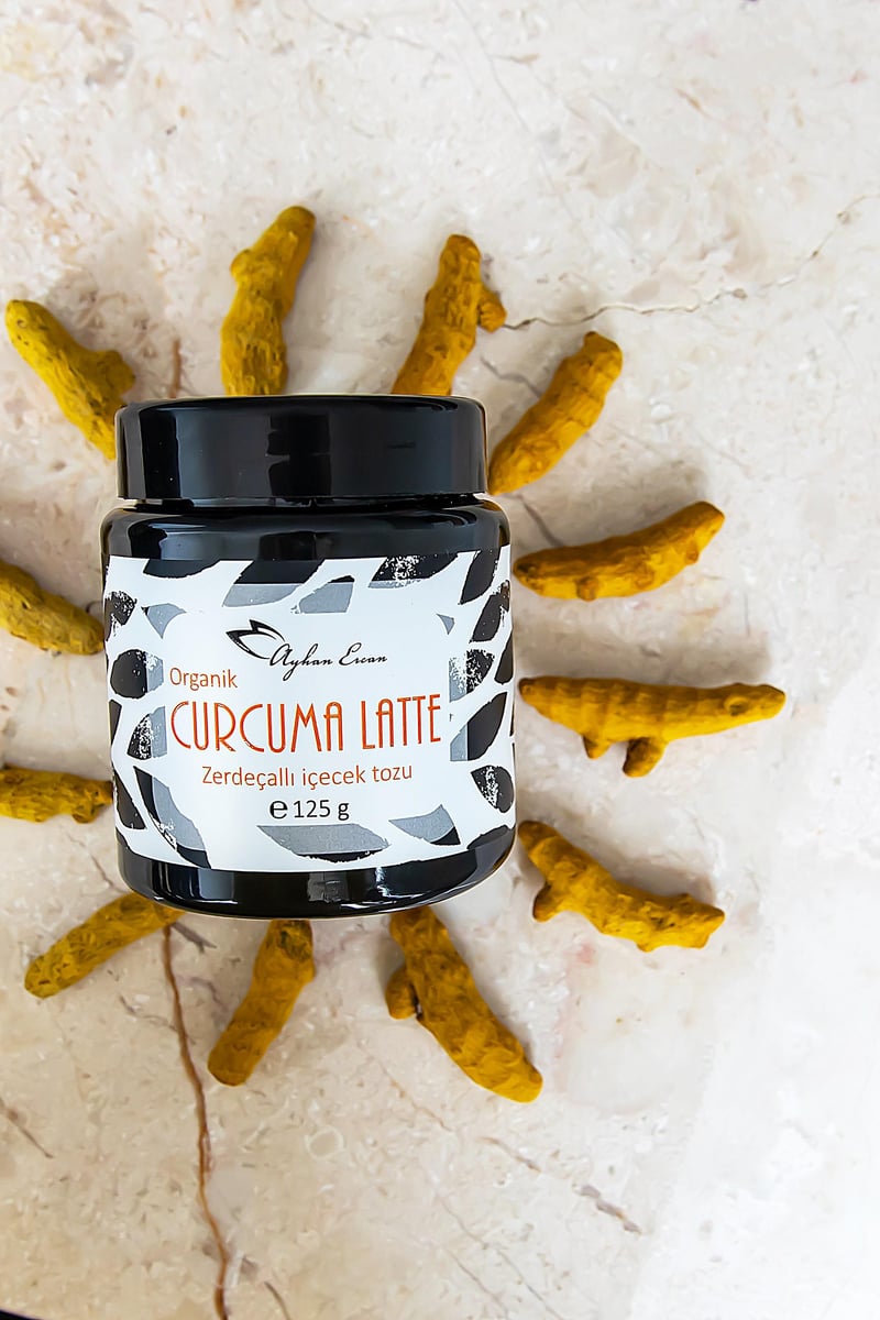 Organik Zerdeçallı İçecek Tozu (Altın Süt Karışımı) 125 G