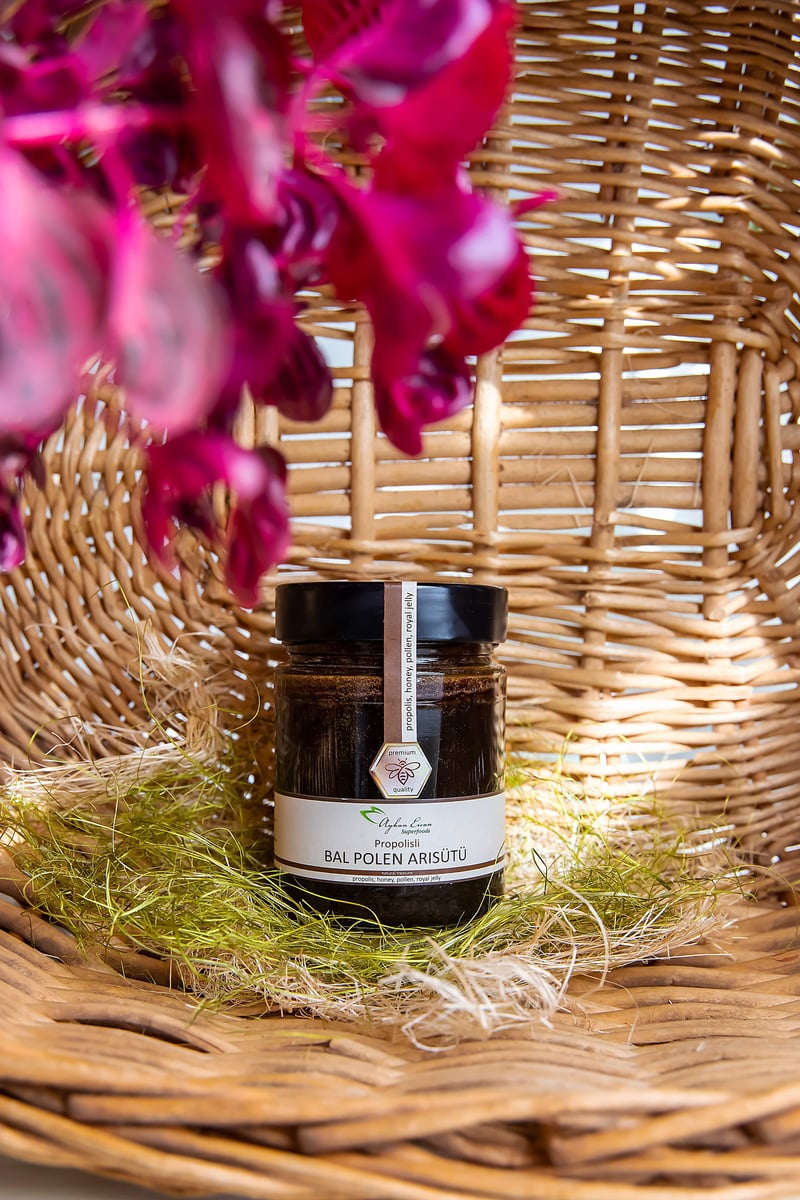 Propolis, Çiçek Balı, Arı Poleni ve Arı Sütü Karışımı 340 G