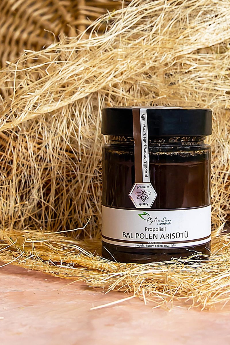 Propolis, Çiçek Balı, Arı Poleni ve Arı Sütü Karışımı 340 G