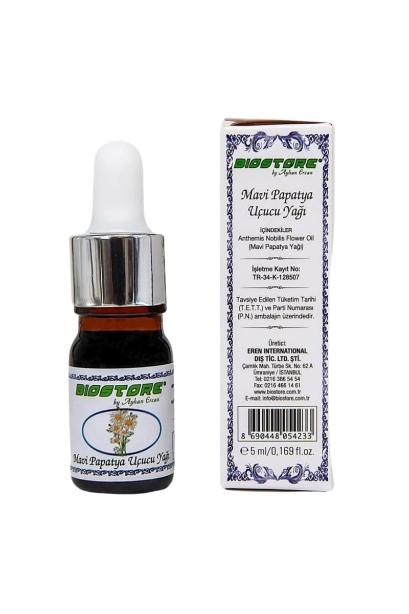 Saf Uçucu Mavi Papatya Yağı 5 ml