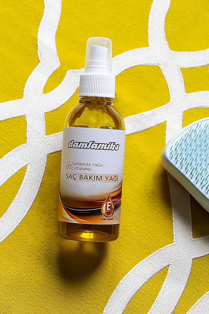 Sarımsak Yağlı ve E Vitaminli Saç Bakım Yağı 150 ml