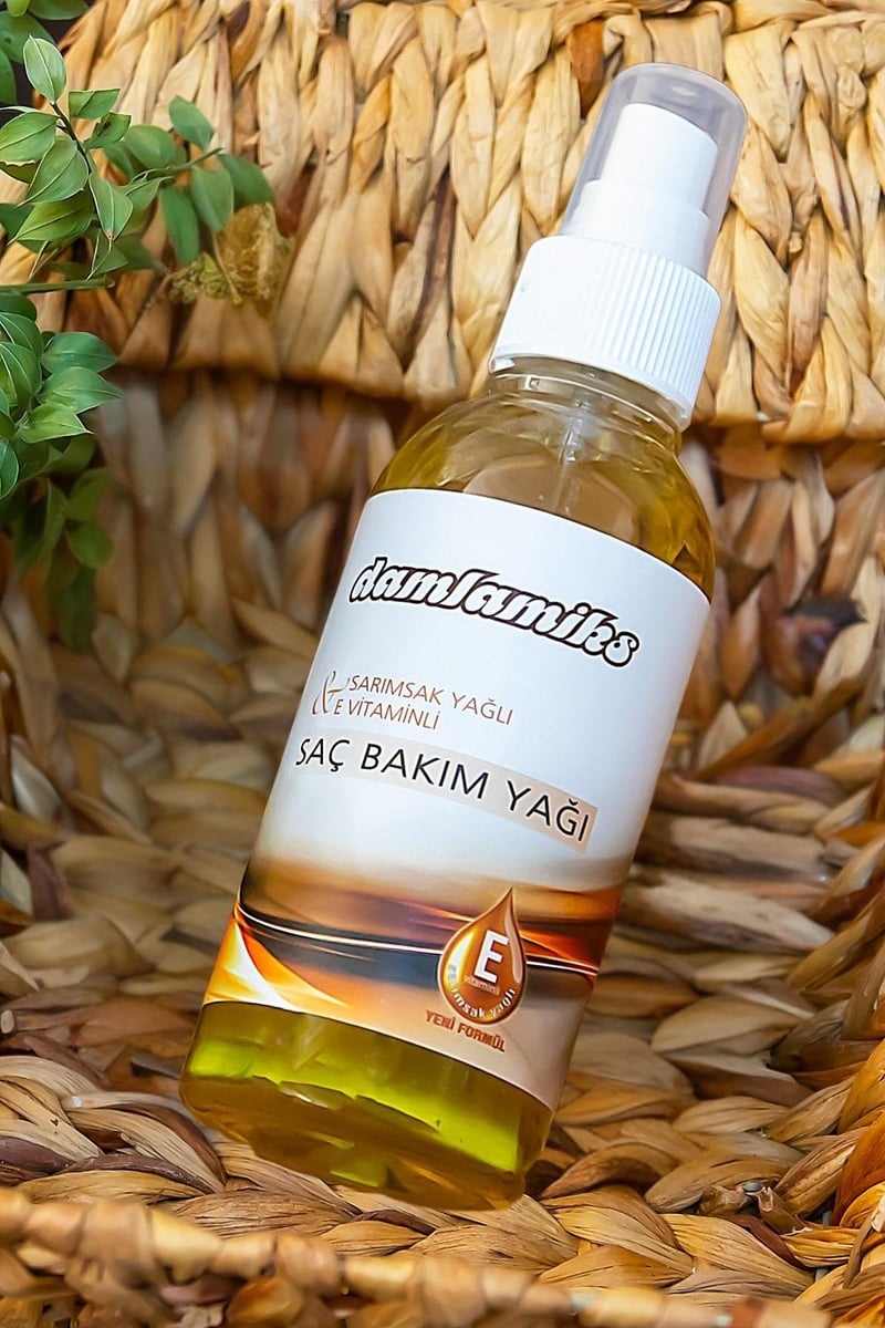 Sarımsak Yağlı ve E Vitaminli Saç Bakım Yağı 150 ml
