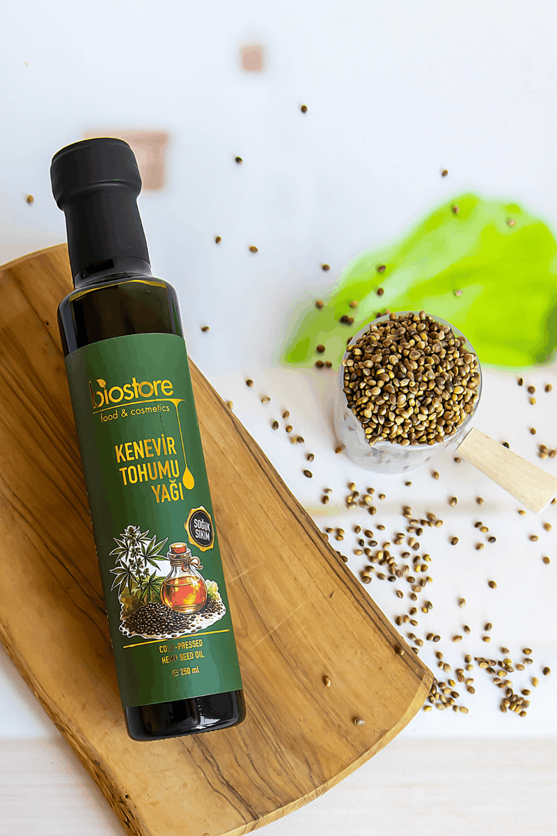 Soğuk Sıkım Kenevir Tohumu Yağı 250 ml