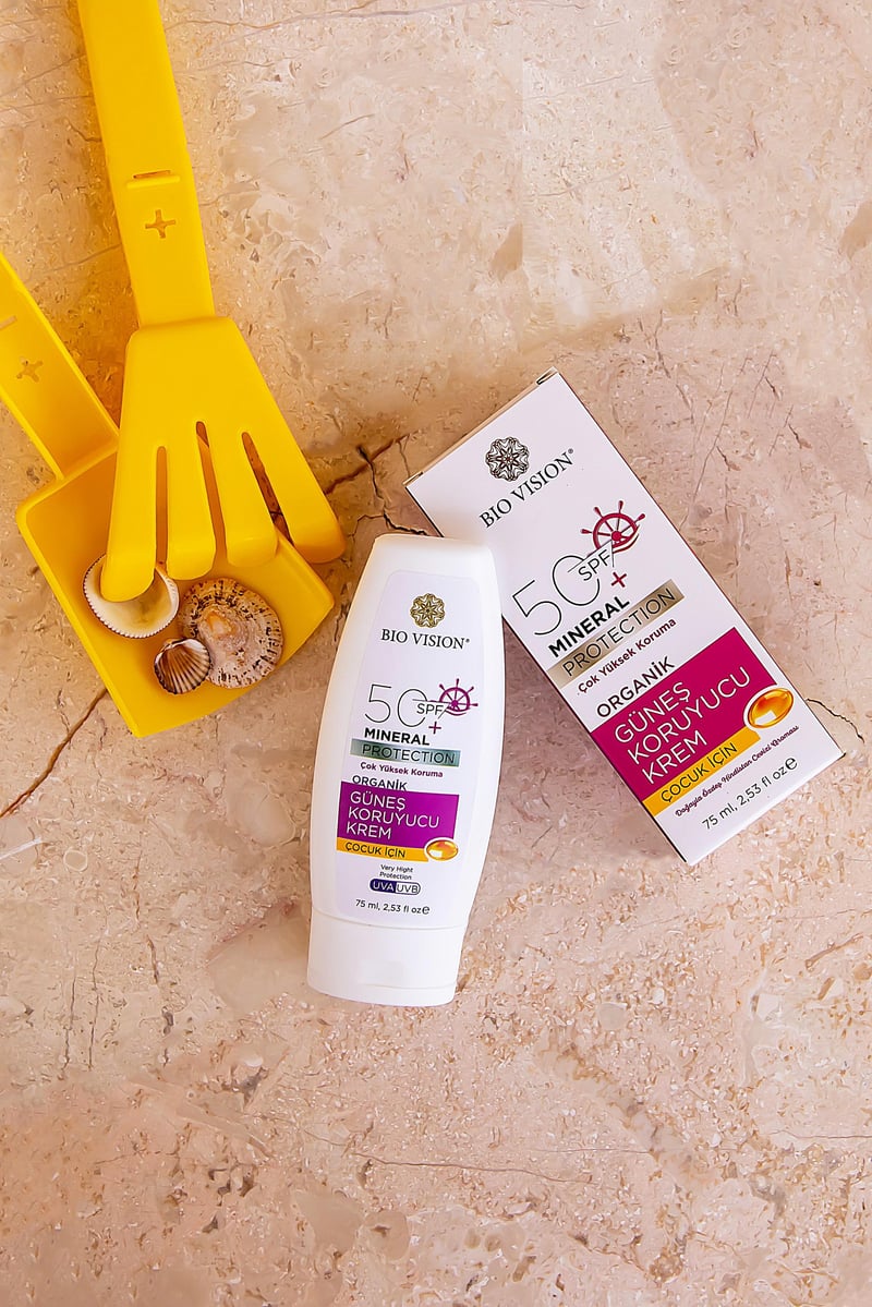 SPF 50+ Organik Çocuk Güneş Koruyucu Kremi 75 ml