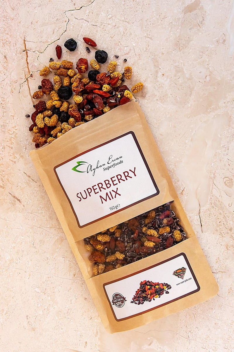 Süperberry Mix Meyve Kurusu Karışımı 150 G