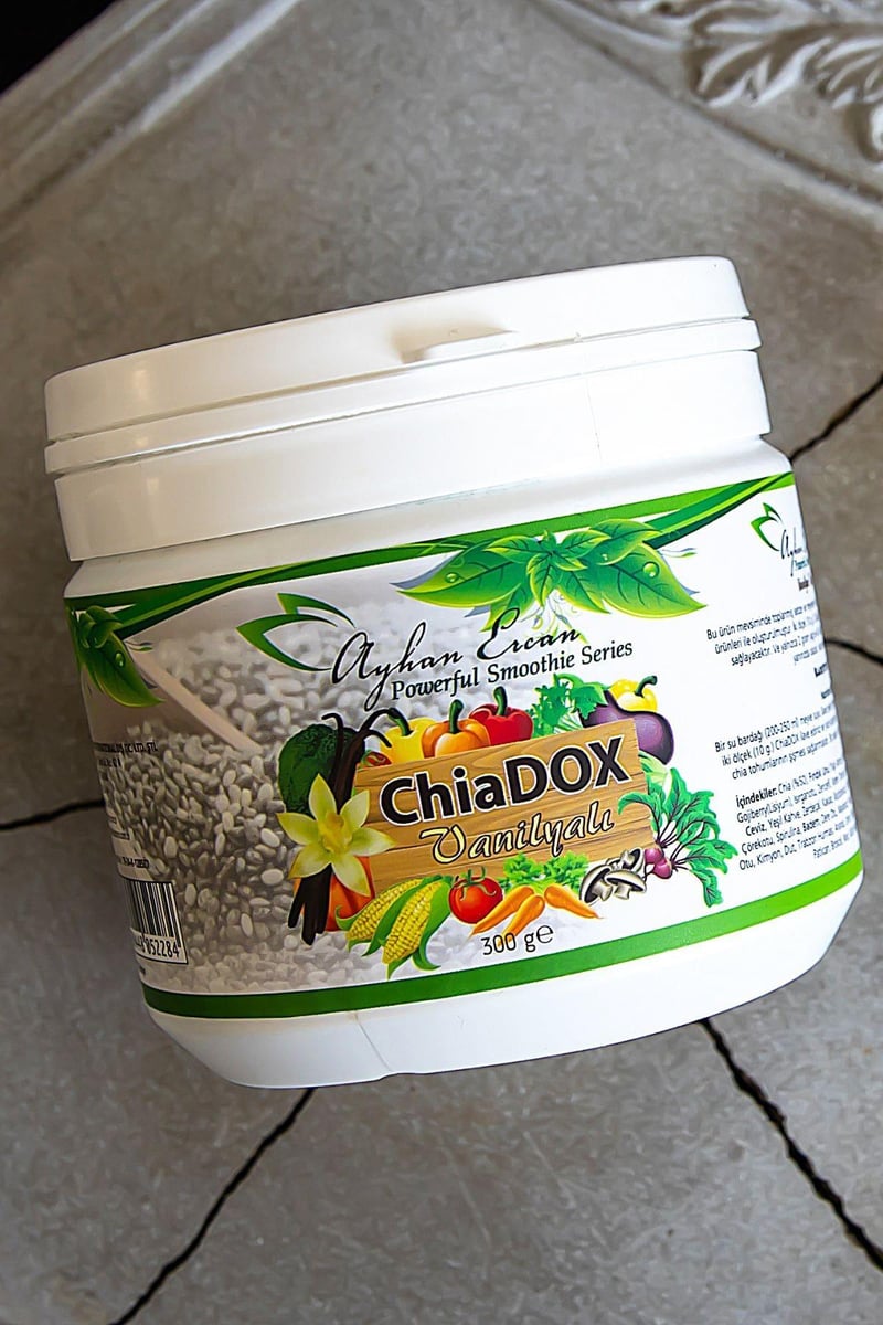 Vanilyalı Chiadox İçecek Tozu 300 G