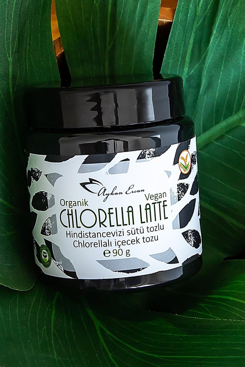 Vegan Hindistan Cevizi Sütlü Chlorella İçecek Tozu 90 G