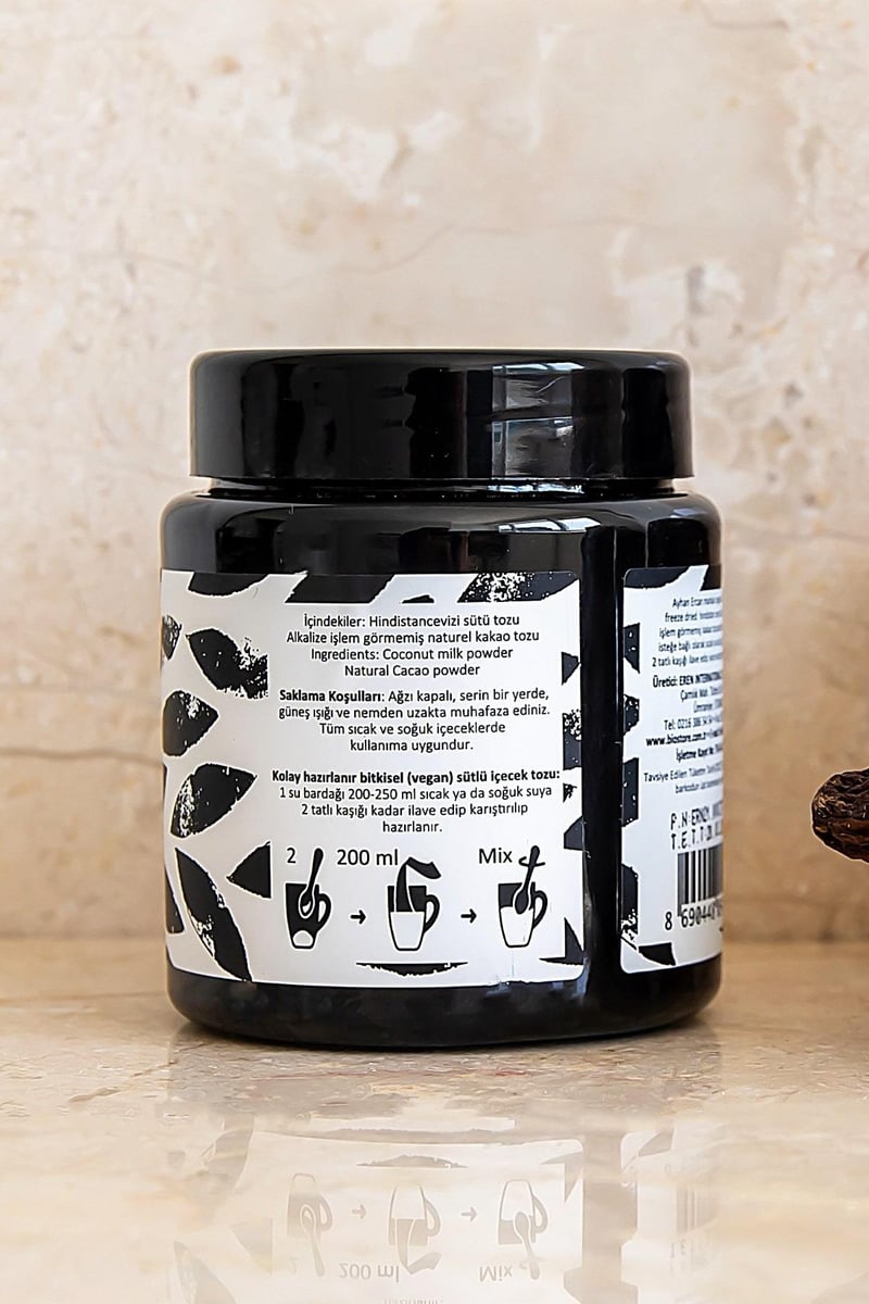 Vegan Hindistan Cevizi Sütlü Kakaolu İçecek Tozu 90 G