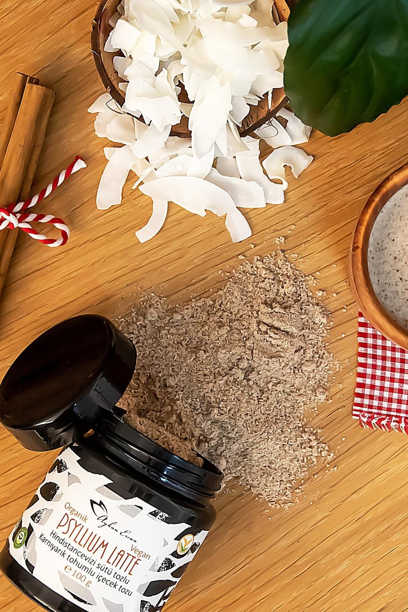 Vegan Hindistan Cevizi Sütlü Psyllium İçecek Tozu 100 G