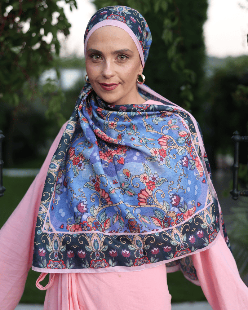 Ay Atlası Silk Nomads Vual İpek Şal · görsel 3