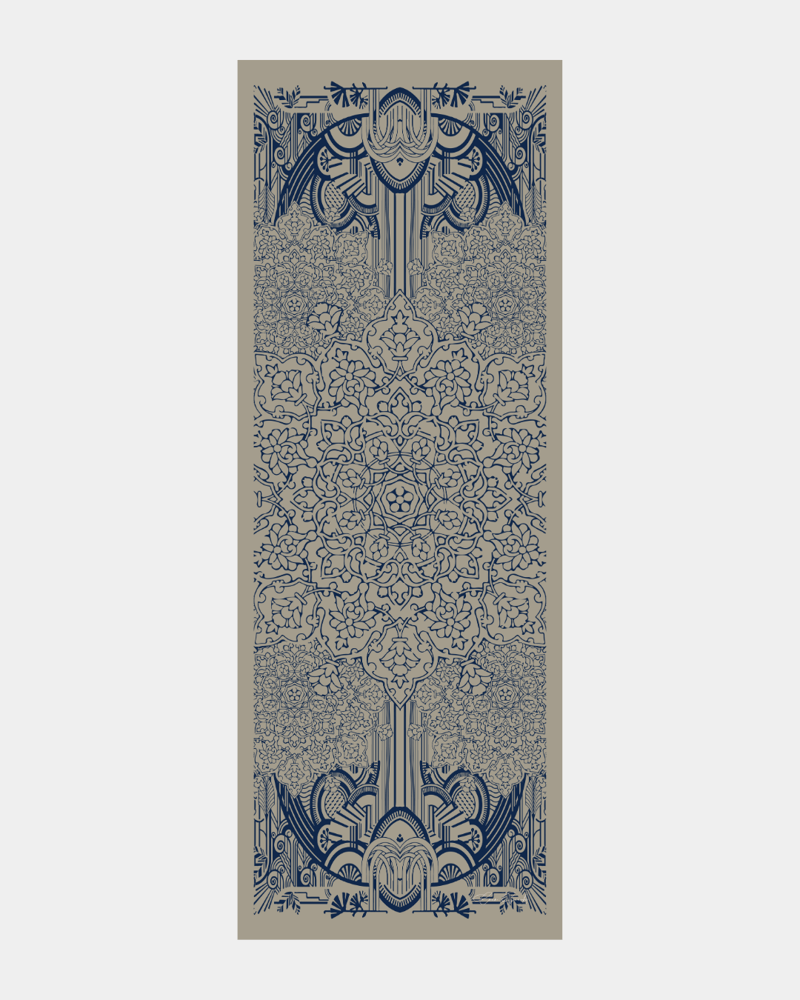Bej & Lacivert Harem Rüyası Desen Şal - 60 · görsel 7