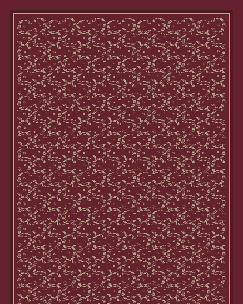 Bordo Select Vual İpek Şal · görsel 6