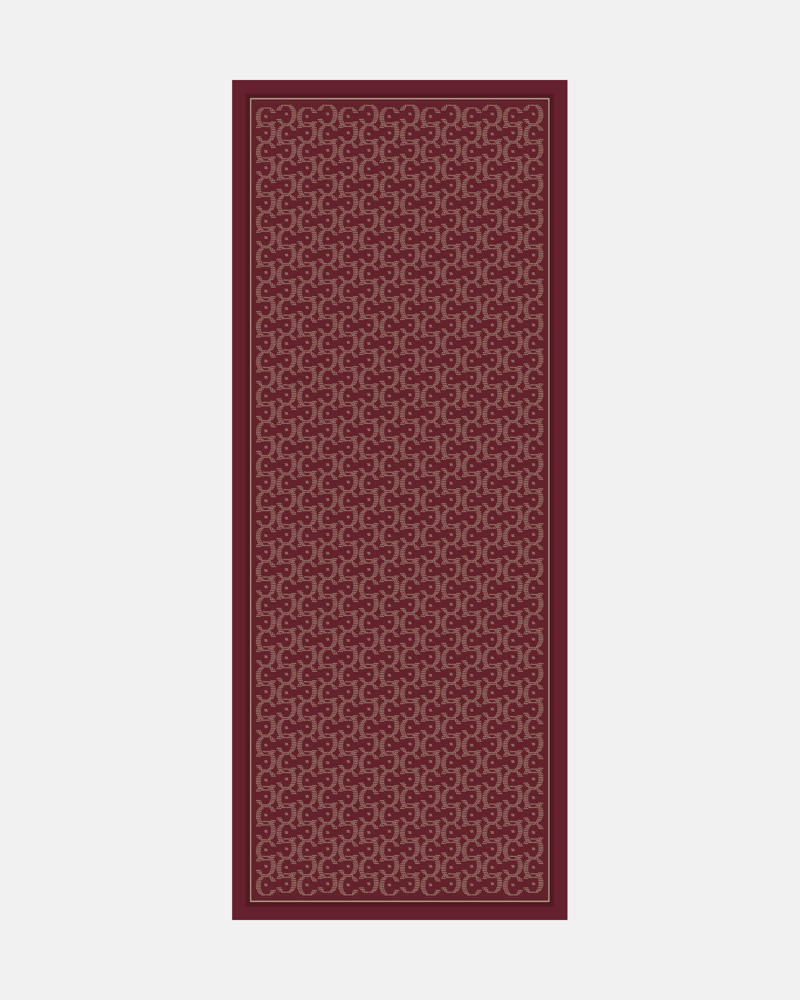 Bordo Select Vual İpek Şal · görsel 5