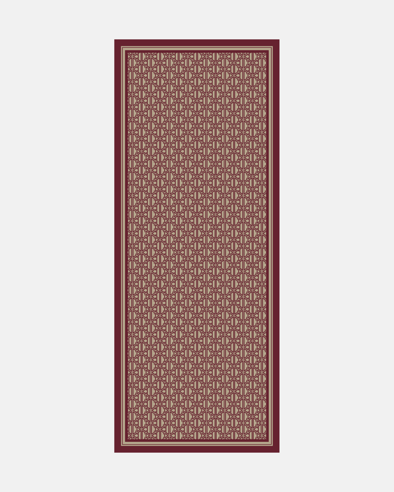 Bordo Signature Vual İpek Şal · görsel 3
