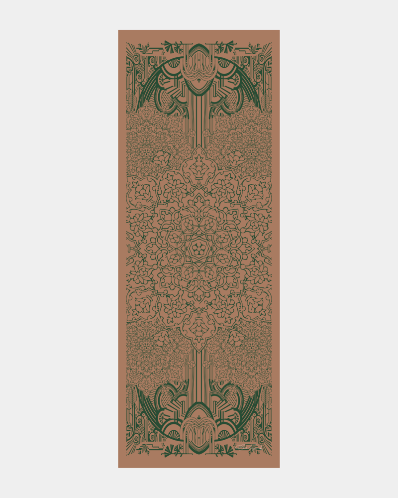 Bronz Şafak & Orman Yeşili Harem Rüyası Desen Şal - 20 · görsel 9