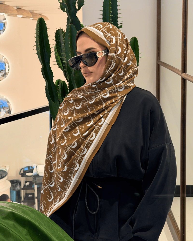 Camel Royal Vual İpek Şal · görsel 2