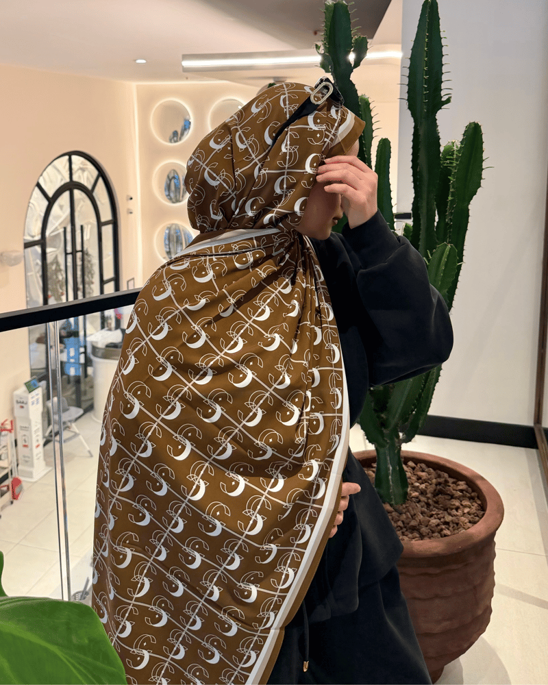 Camel Royal Vual İpek Şal · görsel 3