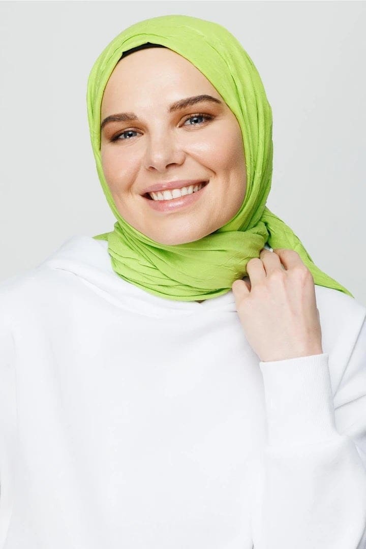 Fıstık Yeşili Bambu Şal · görsel 3