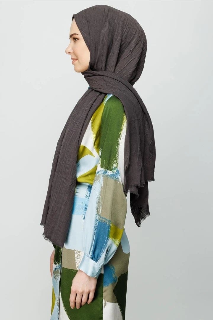 Koyu Füme Bambu Şal · görsel 2